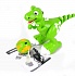 Радиоуправляемый робот - Динозавр на аккумуляторе, свет, звук, з/у USB  - миниатюра №6
