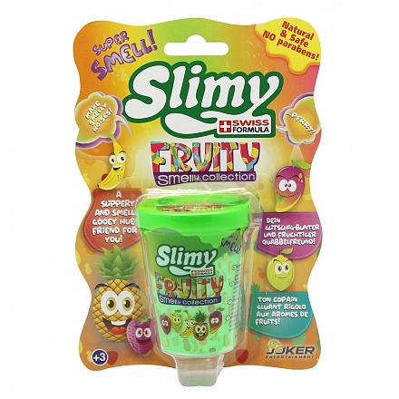 Слайм с фруктовым запахом Slimy/Слайми, лайм, 80 г 