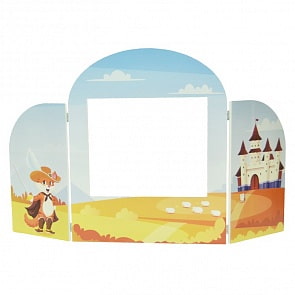 Ширма настольная для кукольного театра Кот в сапогах (Paremo, PE720-219Ks)