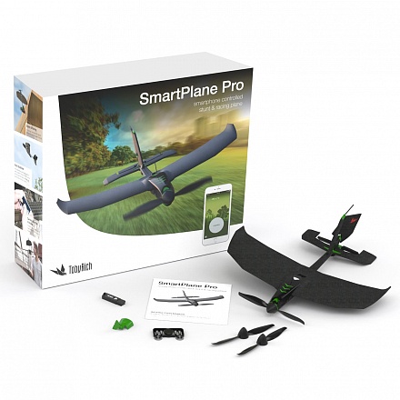 Самолет для гонок и трюков SmartPlane Pro, управляемый со смартфона 