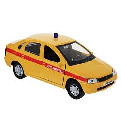 Машинка металлическая Lada Kalina, аварийная 1:34 (Autotime, 11491) - миниатюра
