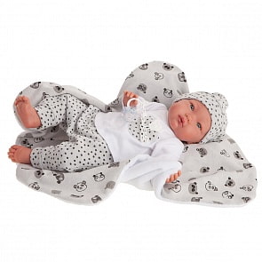 Кукла-реборн Джулио в сером, 52 см (Antonio Juans Munecas, 8164)