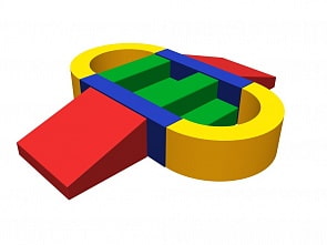 Мягкий игровой комплекс - Самолет (Romana, ДМФ-МК-08.76.01)