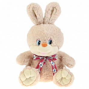 Мягкая озвученная игрушка - Зайка сказочник, 25 см, 15 сказок и песен (Мульти-пульти, M9744-25)