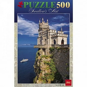 Пазлы 500 элементов – Романтический замок (Hatber, 500ПЗ2-11540)