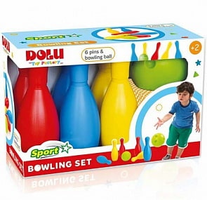 Мега набор для детского боулинга: 6 кеглей, 1 шар (Dolu, DL_6173)
