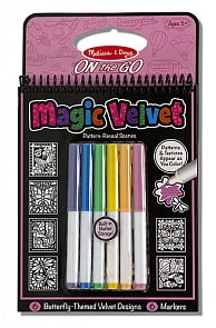 Раскраска - Магический бархат - Бабочки из серии Творчество (Melissa&Doug, 5394_md)