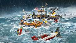 Lego City. Город: Штаб береговой охраны (Lego, 60167) - миниатюра