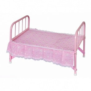Кроватка металлическая для кукол с матрасом (Карапуз, B1403781-RUsim)