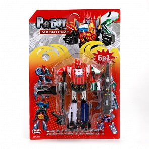 Робот Макстрейн 6 в 1, корабль, с аксессуарами (Play smart, G017-H21069)