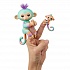 Интерактивная обезьянка Денни с малышом, 12 см  - миниатюра №1
