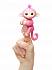 Интерактивная обезьянка Fingerlings – Роза, розовая, 12 см, звук  - миниатюра №4