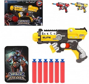 Бластер c мягкими пулями, 6 штук (Kaili Toys, 200455837) (ассортимент)
