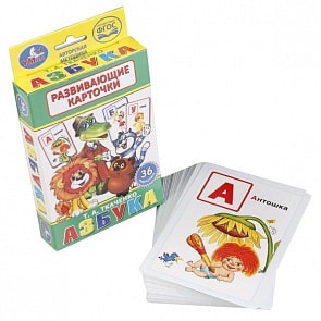 Развивающие карточки - Азбука Ткаченко (Умка, 4690590123720sim)