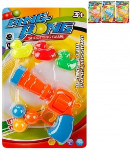 Игровой набор - Пистолет, 3 шара, 3 мишени (Shantou, 9466-33A) (ассортимент)