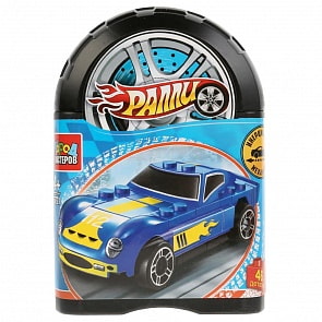 Конструктор из серии Ралли -  Спорткар с инерцией, 46 деталей (Город мастеров, 5721-ZH)