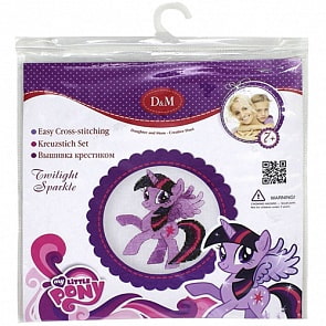 Набор для вышивания крестиком My Little Pony - Сумеречная искорка (Docha&Mama, 57927) Набор для вышивания крестиком My Little Pony - Сумеречная искорка (Docha&Mama, 57927)