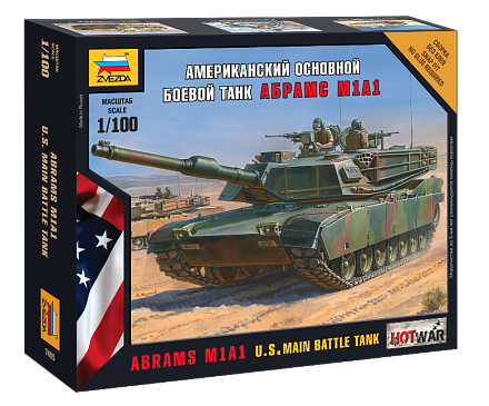 Модель сборная - Американский танк Абрамс М1А1 