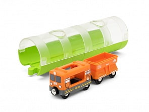 Грузовой вагон и туннель, 3 элемента (Brio, 33891)