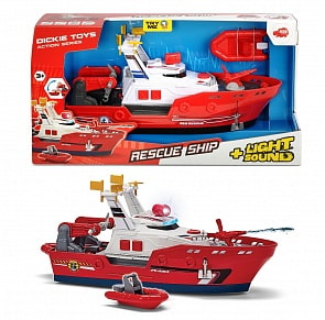 Спасательное судно со светом и звуком, с водой, 40 см (Dickie, 3308375)