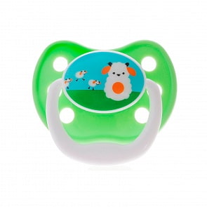 Пустышка PreVent классик, 0-6 месяцев, с крышкой, для мальчиков (DrBrowns, PV11405)