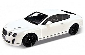 Металлическая машинка Bentley Continental Supersports, масштаб 1:34, несколько видов (Welly, 43623)