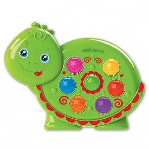 Игрушка музыкальная из серии Веселушки - Черепашка (Азбукварик, 28267-1)