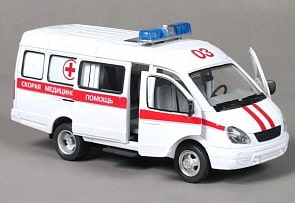 Инерционная машина - Скорая помощь, свет и звук (Playsmart, A071-H11021)