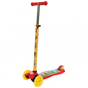 Самокат трехколесный Три кота со светом управление наклоном (Три кота, JP-MG-03M-CATS_N)