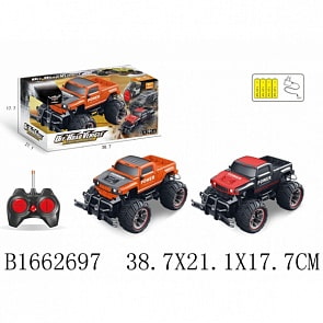 Джип на радиоуправлении, с аккумулятором, несколько цветов (B1662697sim)