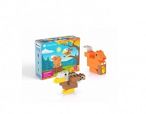 Конструктор из серии Играй, Создавай - Белка и орел, 18 деталей (Нордпласт, Н-480621)