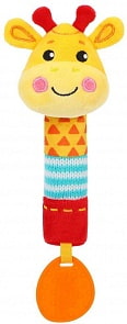 Пищалка с силиконовым прорезывателем Жирафик (Жирафики, 939699)
