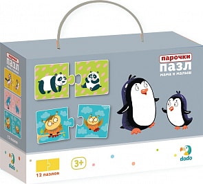 Пазл-парочки - Мама и малыш (Dodo,  R300150)