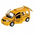 Машина инерционная металлическая - Renault Kangoo, такси, 12 см, открываются двери  - миниатюра №2