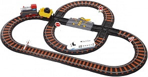 Железная дорога с двумя перекрестками и механизмом остановки – Останови крушение (Yako, 6801) 