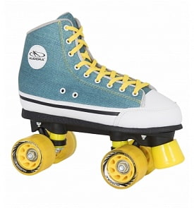 Ролики-квады Hudora Green Denim, 38 (Hudora, 13032)