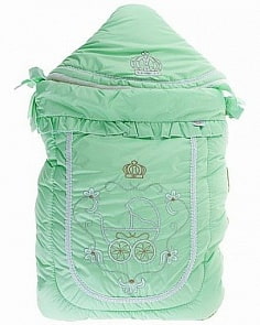 Конверт на выписку Бэби Элит, зеленый (Золотой Гусь, 6064-z)