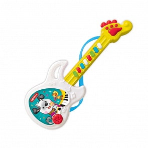 Гитара веселая, желтая, звук (Азбукварик, 4680019284217)