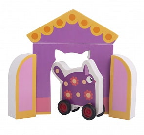 Конструктор мягкий - Кошечка Мяу (Деревяшки, 18WEVA04)