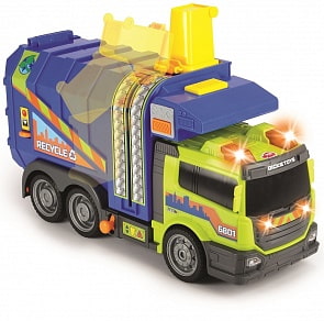 Мусоровоз со светом и звуком, функциональный, 39 см (Dickie Toys, 3308379) Мусоровоз со светом и звуком, функциональный, 39 см (Dickie Toys, 3308379)