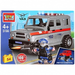 Конструктор Спецназ УАЗ Хантер (Город мастеров, SB-3199)