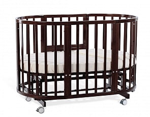 Кровать-трансформер Nuovita Nido Magia, цвет Темный орех / Noce scuro (Nuovita, NM_004)