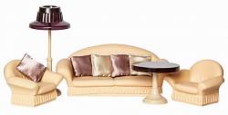 Игровой набор мягкой мебели для гостиной, серии Коллекция (Завод Огонёк, ОГ1302) - миниатюра