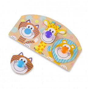 Мои первые пазлы - Сафари (Melissa&Doug, 3439_md)