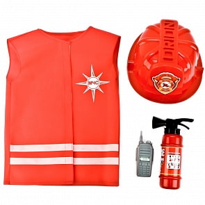Игровой набор МЧС №2 в чехле: жилет, огнетушитель, каска, рация (Лидер, 92817)