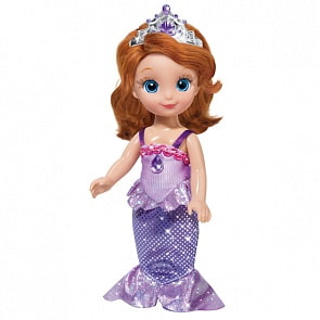Интерактивная кукла Disney - Принцесса София в костюме русалочки, 15 см (Карапуз, SOFIA008sim)