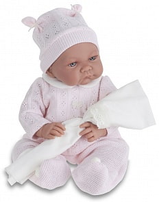 Интерактивная кукла Ника в розовом, озвученная, 40 см. (Antonio Juan Munecas, 3359P)