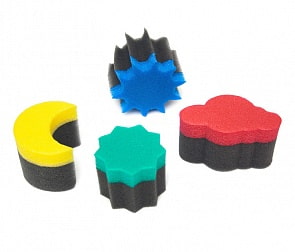 Губки для пальчиковых красок, 16 штук (Jovi, 4/16)