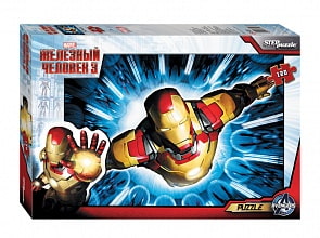 Пазлы 120 MARVEL Железный человек 3 (Step Puzzle, 75113)