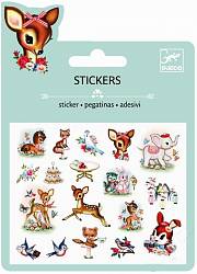 Наклейки – Животные, винтаж (Djeco, 09778k) - миниатюра